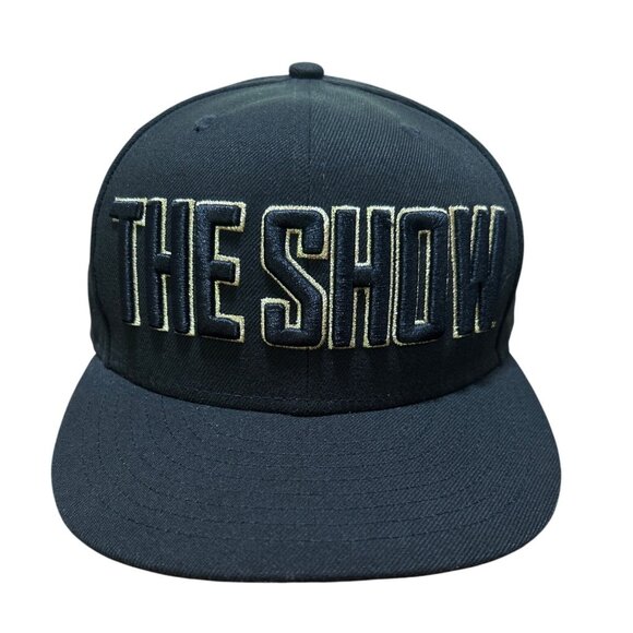New Era MLB The Show 99 Baseball Cap Snapback Black & Gold - Picture 1 of 10